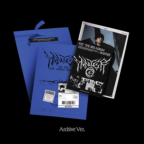 SHINEE KEY - HUNTER 3RD ALBUM PHOTOBOOK VER (Archive Ver.)
