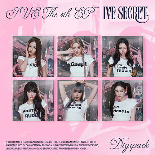 IVE - IVE SECRET 4TH EP ALBUM DIGIPACK