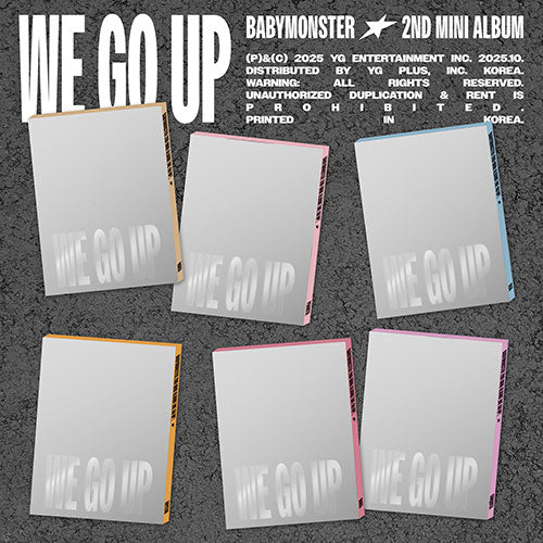 [Pre-Order] BABYMONSTER - 2nd MINI ALBUM [WE GO UP] PATTERN Ver.