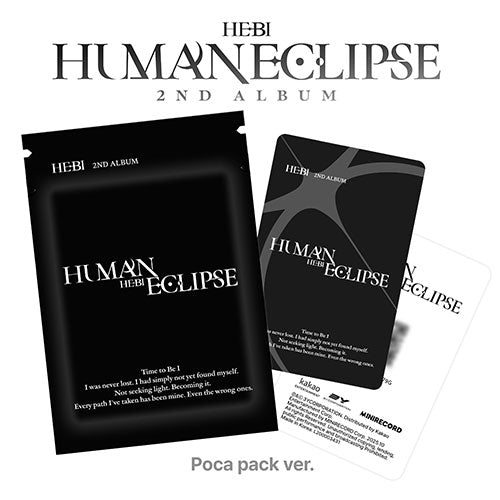 [Pre-Order] Hebi - 2nd Mini Album [Human Eclipse] (Poca pack ver.)