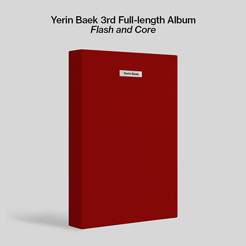 [Pre-Order] Yerin Baek - 3rd Full-length Album [Flash and Core] (2CD)