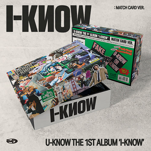 [Pre-Order] U-Know - 1st Standard Album [I-KNOW] (Match Card Ver. Smart Album)