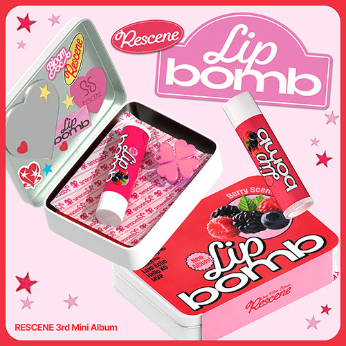 RESCENE - LIP BOMB 3RD MINI ALBUM LIP BALM QR VER