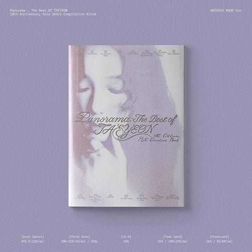 TAEYEON - PANORAMA : THE BEST OF TAEYEON 6TH MINI ALBUM ARCHIVE BOOK VER