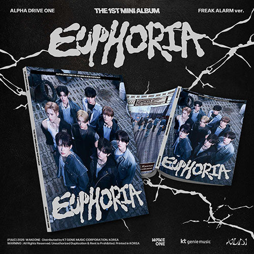 ALPHA DRIVE ONE - EUPHORIA 1ST MINI ALBUM FREAK ALARM VER