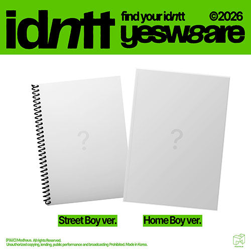 [Pre-Order] idntt - Mini Album [yesweare]