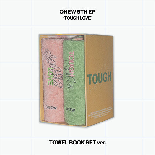 ONEW - TOUGH LOVE 5TH MINI ALBUM TOWEL BOOK VER