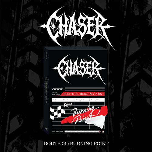 [Pre-Order] CHASER - ROUTE 01 : BURNING POINT 1ST ALBUM STANDARD