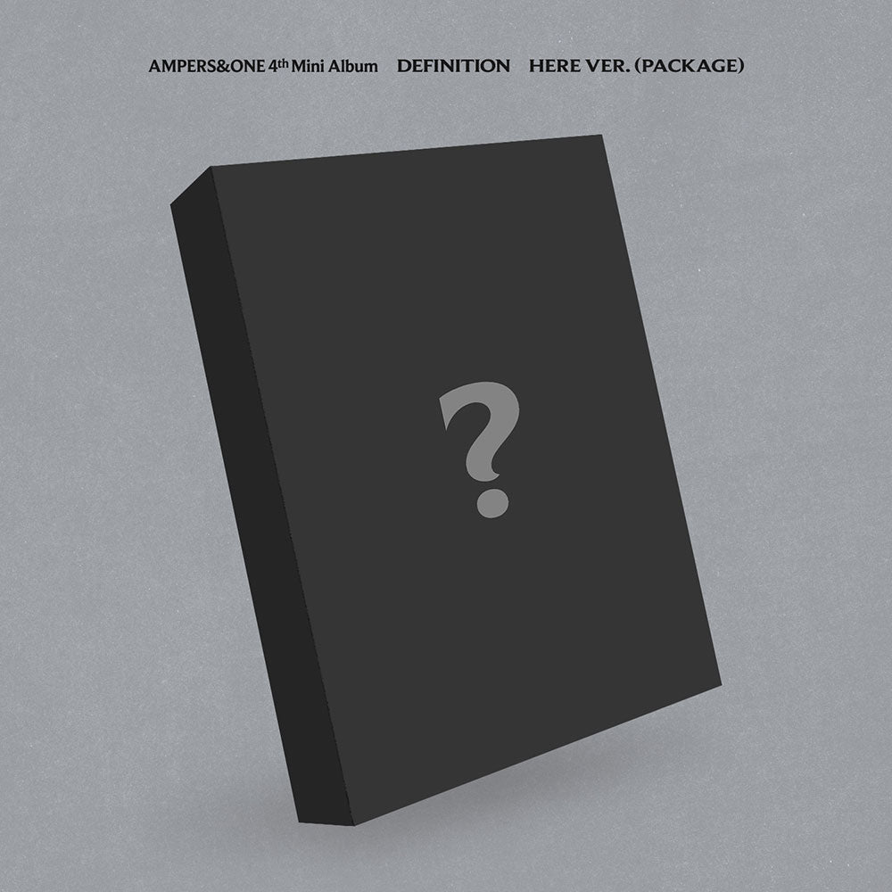 [Pre-Order] AMPERS&ONE - 4th Mini Album [DEFINITION] HERE Ver.(CD)