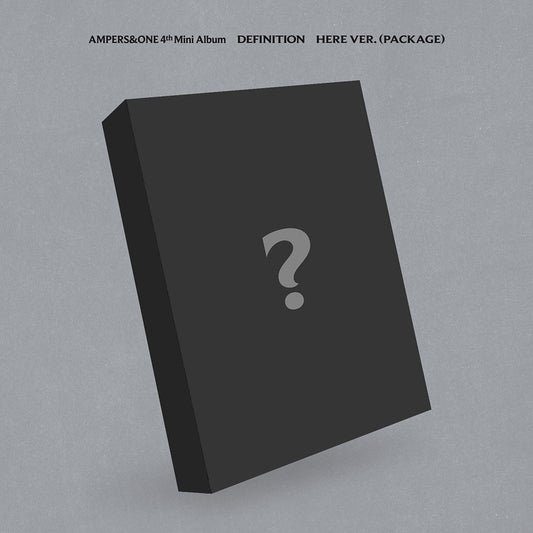 [Pre-Order] AMPERS&ONE - 4th Mini Album [DEFINITION] HERE Ver.(CD)