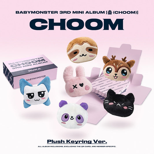 [Pre-Order] BABYMONSTER - 3rd MINI ALBUM (CHOOM) Plush Keyring Ver.