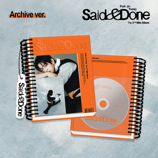 [Pre-Order] GOT7 Park Jin Young - 2nd Mini Album [Said & Done] (Archive ver.)