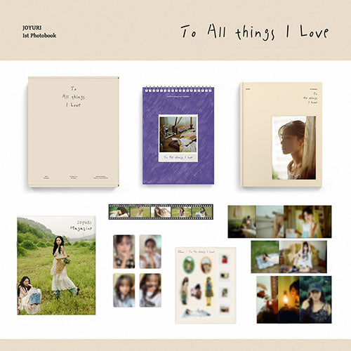 JO YURI - TO ALL THINGS I LOVE 1ST PHOTOBOOK