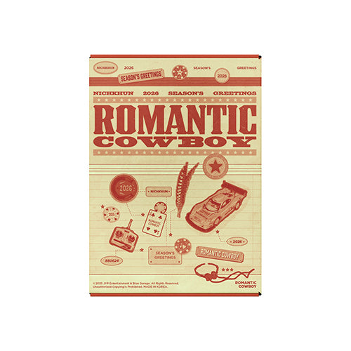 [Pre-Order] NICHKHUN - 2026 SEASON’S GREETINGS [ROMANTIC COWBOY])