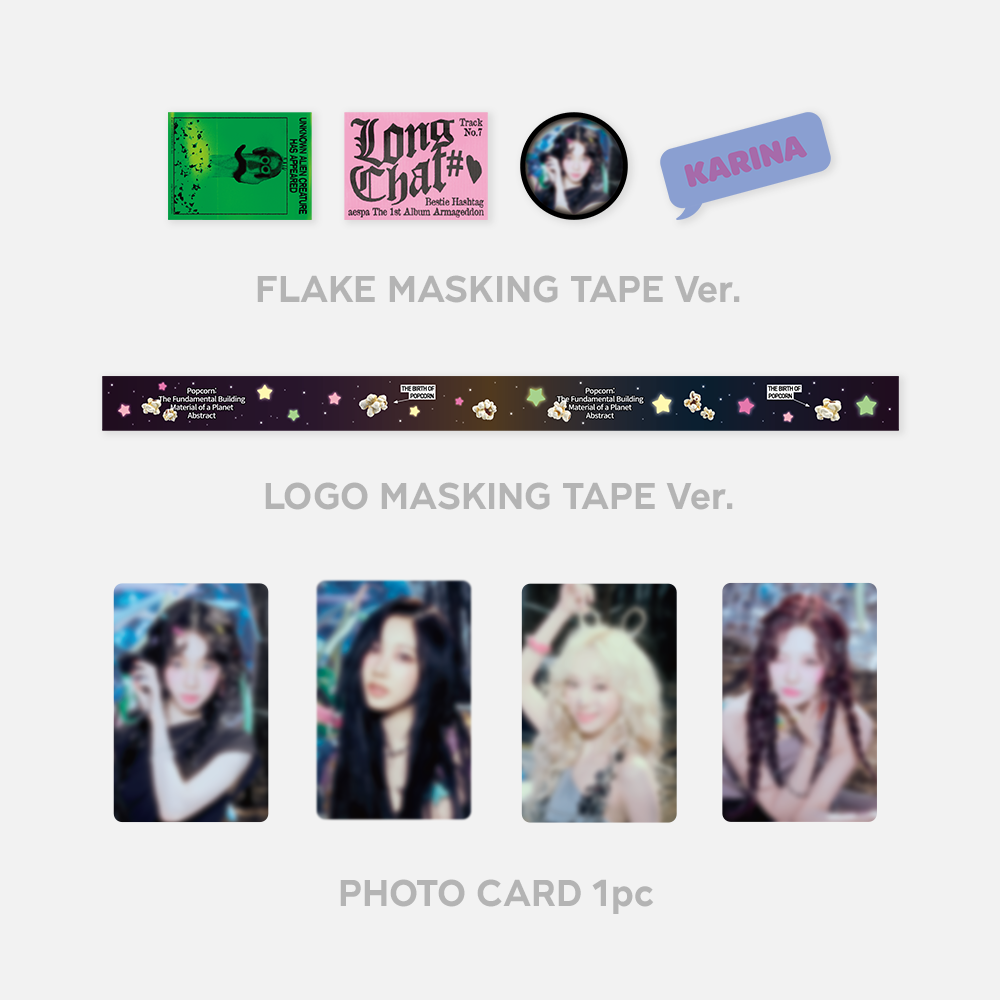 [Pre-Order] AESPA - ARMAGEDDON 1ST ALBUM OFFICIAL MD ROLL MASKING TAPE