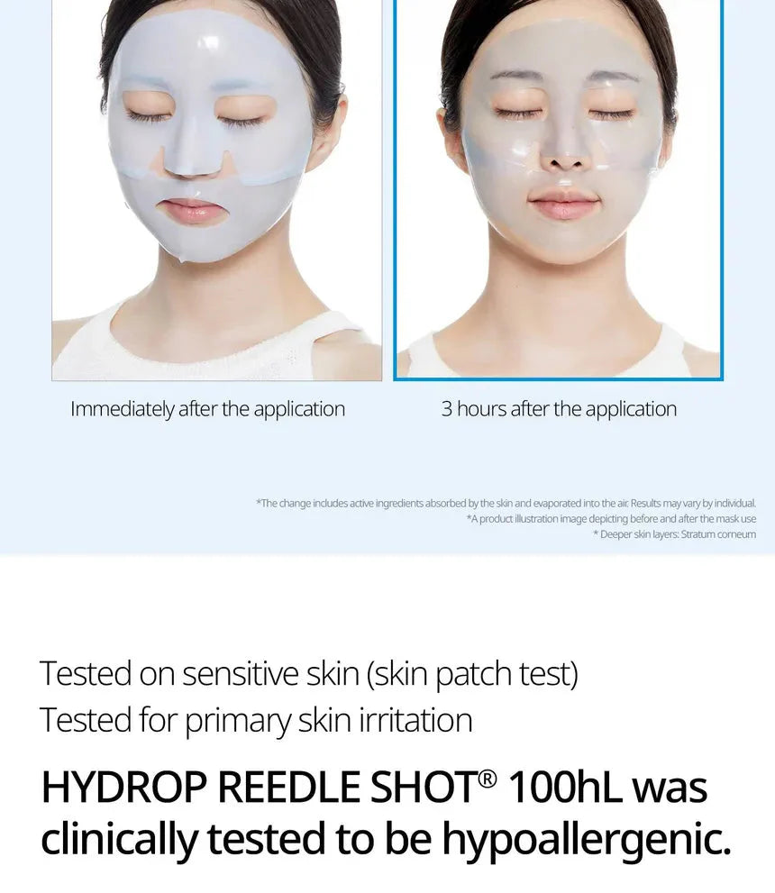 VT COSMETICS HYDROP REEDLE SHOT 100hL 2 STEP MASK