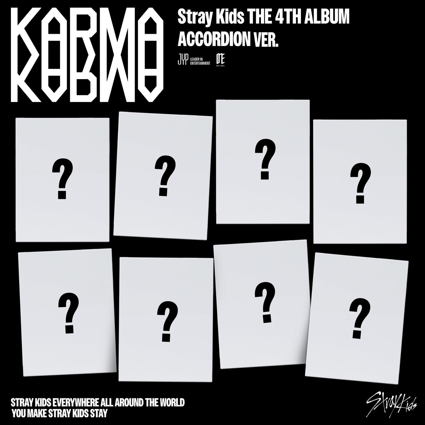 [Pre-Order] STRAY KIDS - KARMA 4TH ALBUM ACCORDION VER