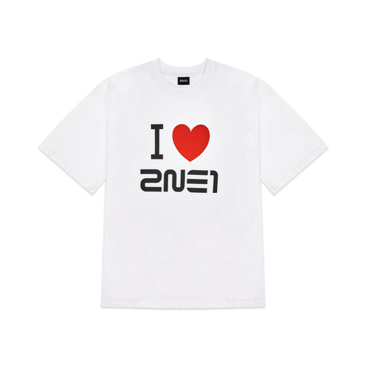 [WELCOMEBACK] 2NE1 I LOVE T-SHIRT_WHITE