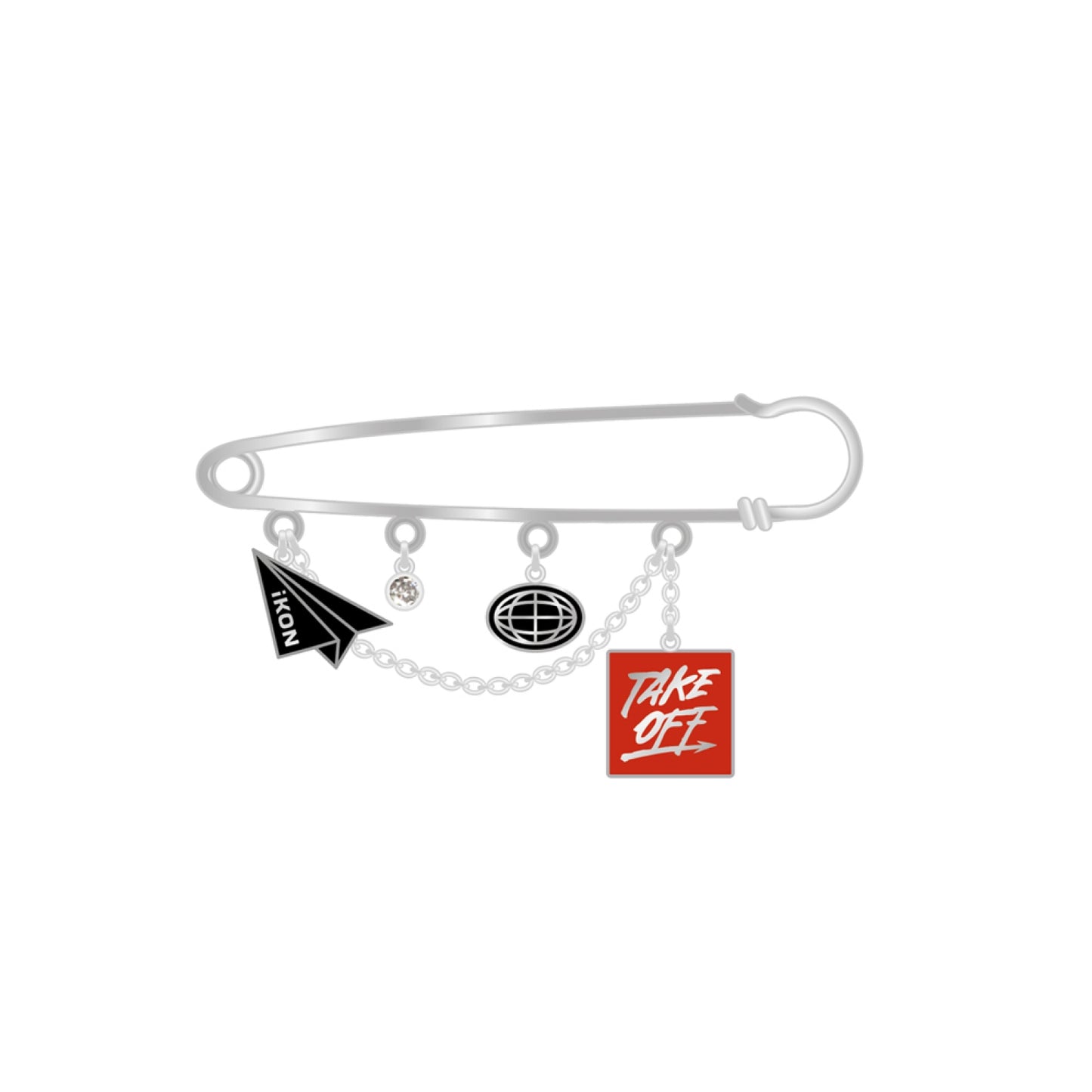 IKON -  2023 iKON WORLD TOUR TAKE OFF PIN BROOCH