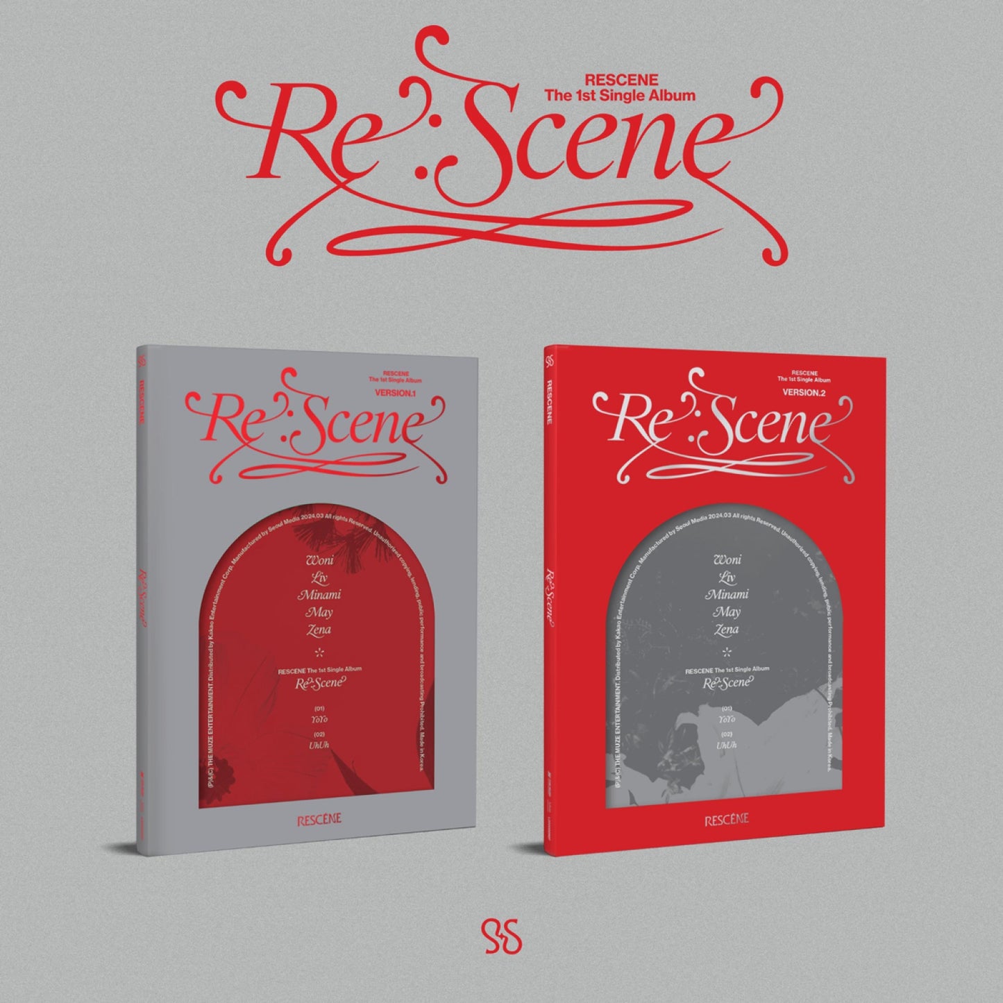RESCENE - RE:SCENE 1ST SINGLE ALBUM PHOTOBOOK