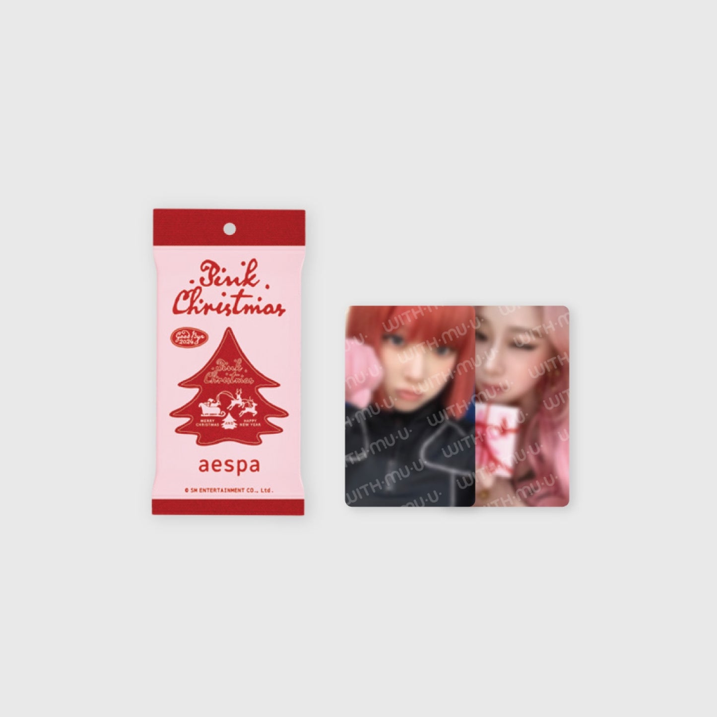 [Pre-Order] AESPA PHOTOCARD RANDOM PACK (2024 PINK CHRISTMAS OFFICIAL MD)