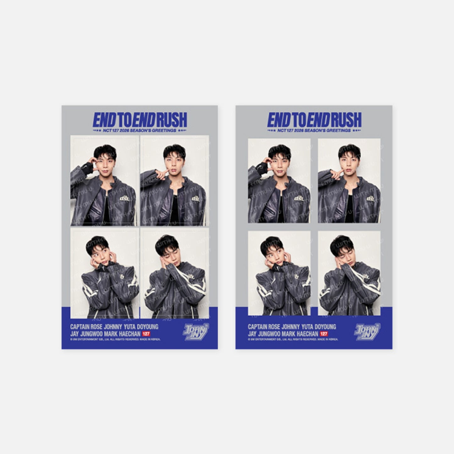 [Pre-Order] NCT 127 - 2026 SM ARTIST SEASON'S GREETINGS 4CUT PHOTO SET