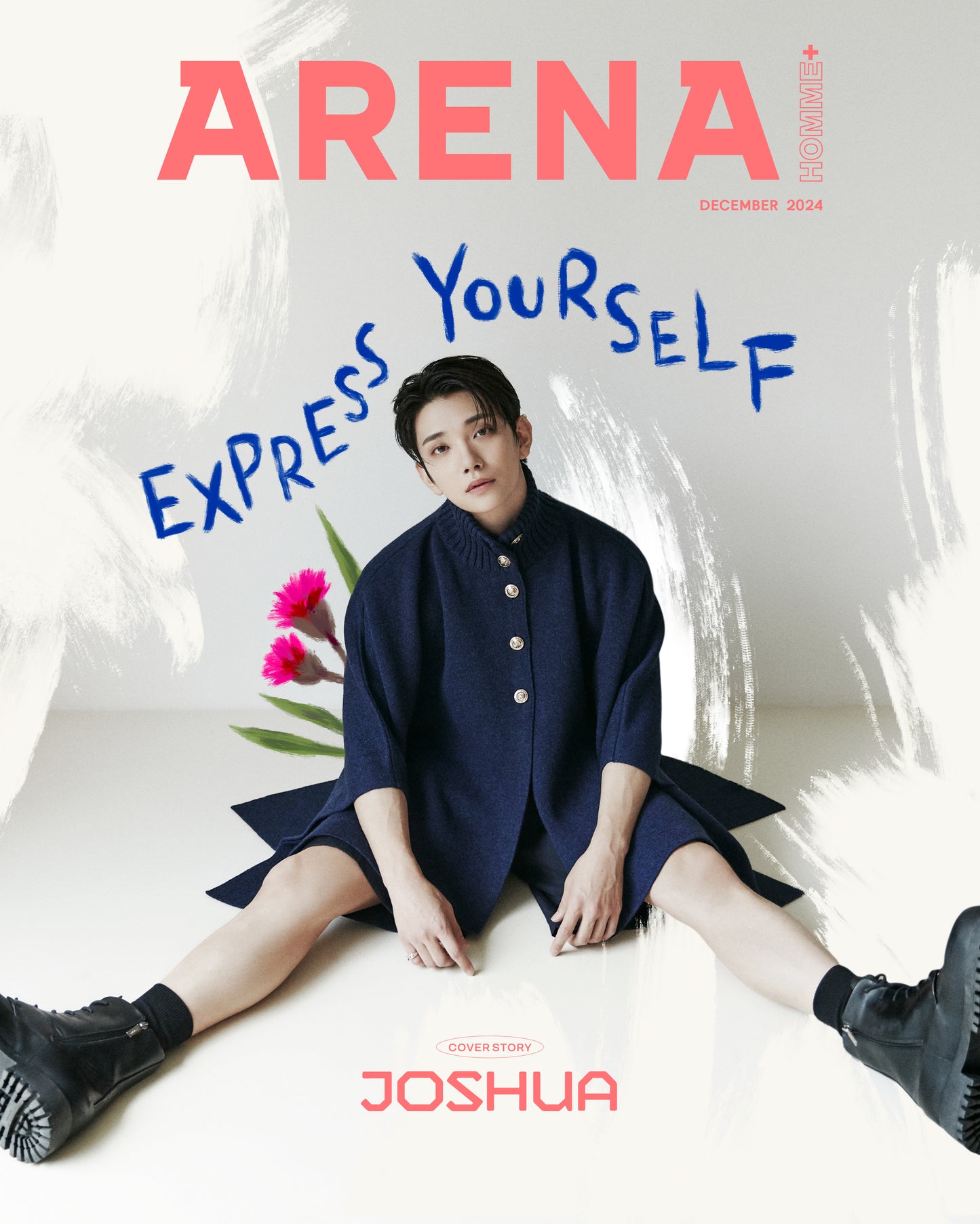 [Pre-Order] SEVENTEEN JOSHUA - ARENA HOMME MAGAZINE 2024 DECEMBER ISSUE