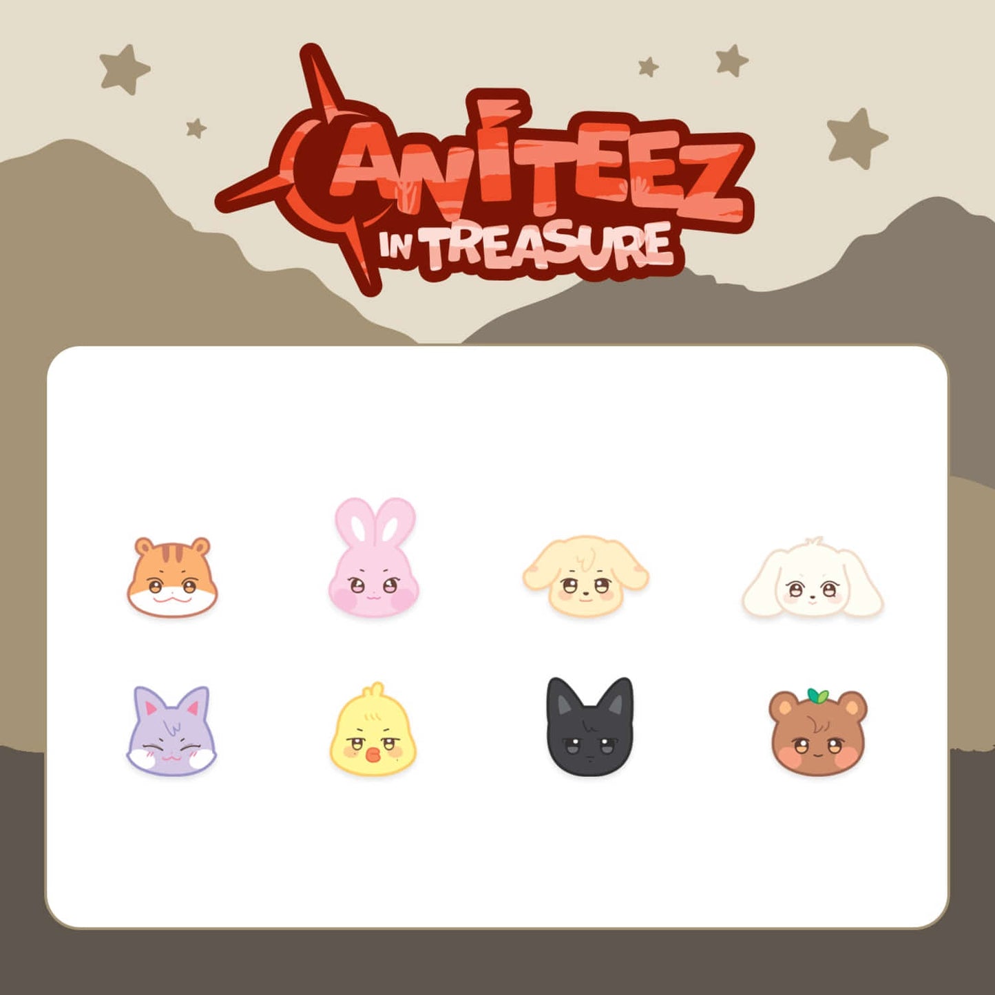 ATEEZ - ANITEEZ IN TREASURE OFFICIAL MD CABLE CAP