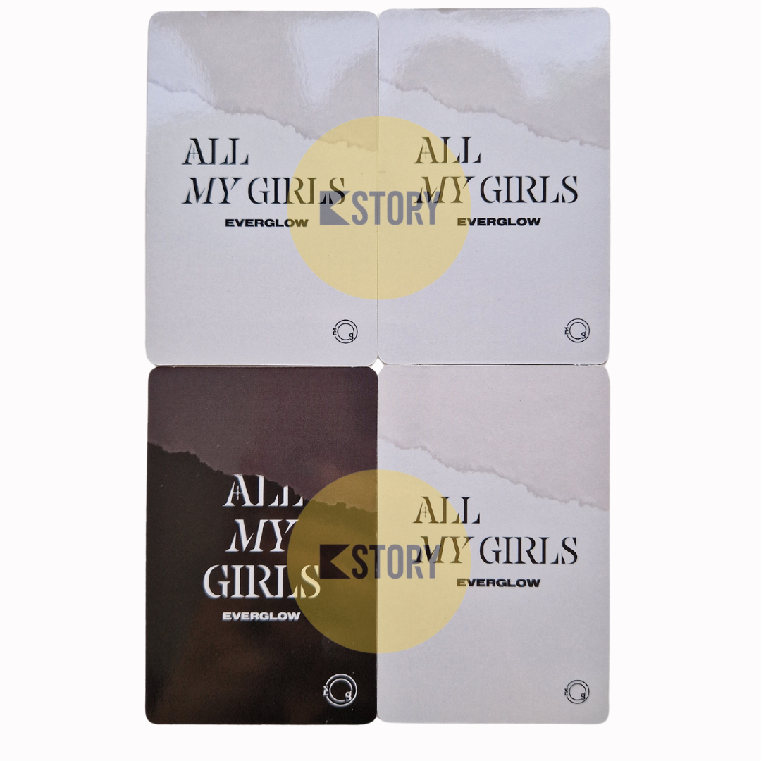[Photocard 1019~1022] EVERGLOW - ALL MY GIRLS 4TH SINGLE ALBUM APPLE MUSIC