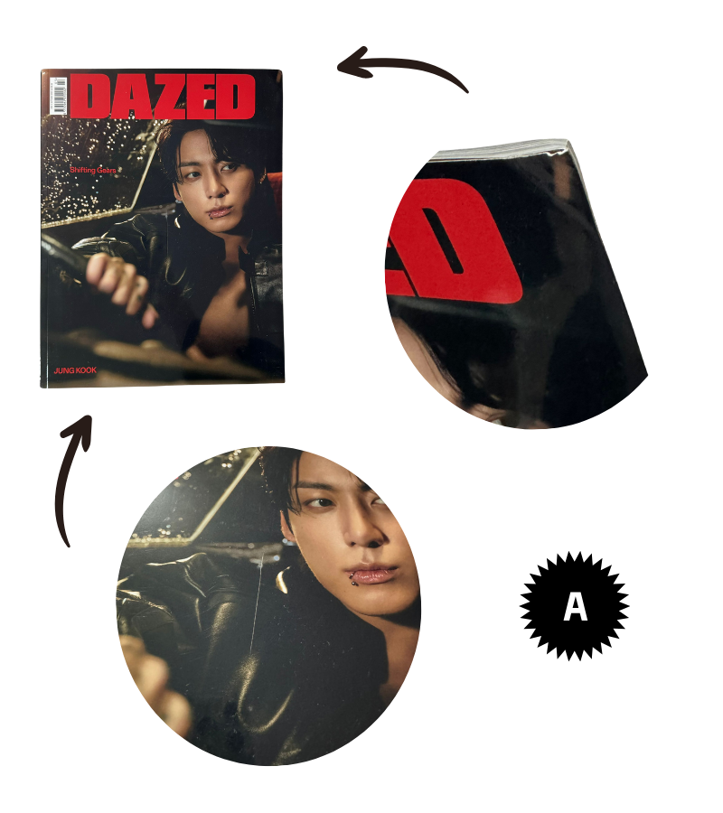 [Damaged] BTS JUNGKOOK COVER DAZED MAGAZINE 2023 AUTUMN ISSUE