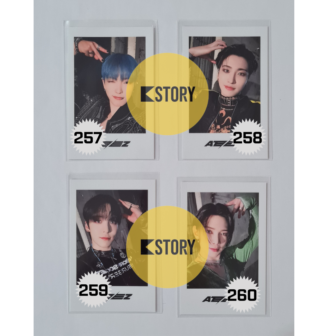 [Photocard 257~264] ATEEZ - THE WORLD EP.2 OUTLAW 9TH MINI ALBUM MAKESTAR POLAROID