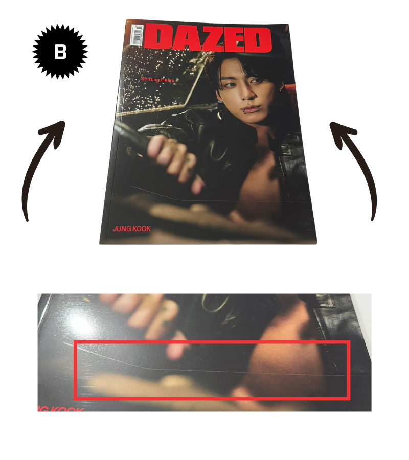 [Damaged] BTS JUNGKOOK COVER DAZED MAGAZINE 2023 AUTUMN ISSUE