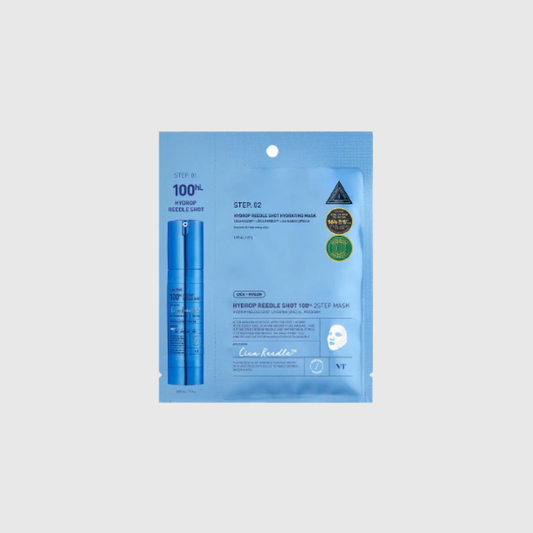 VT COSMETICS HYDROP REEDLE SHOT 100hL 2 STEP MASK