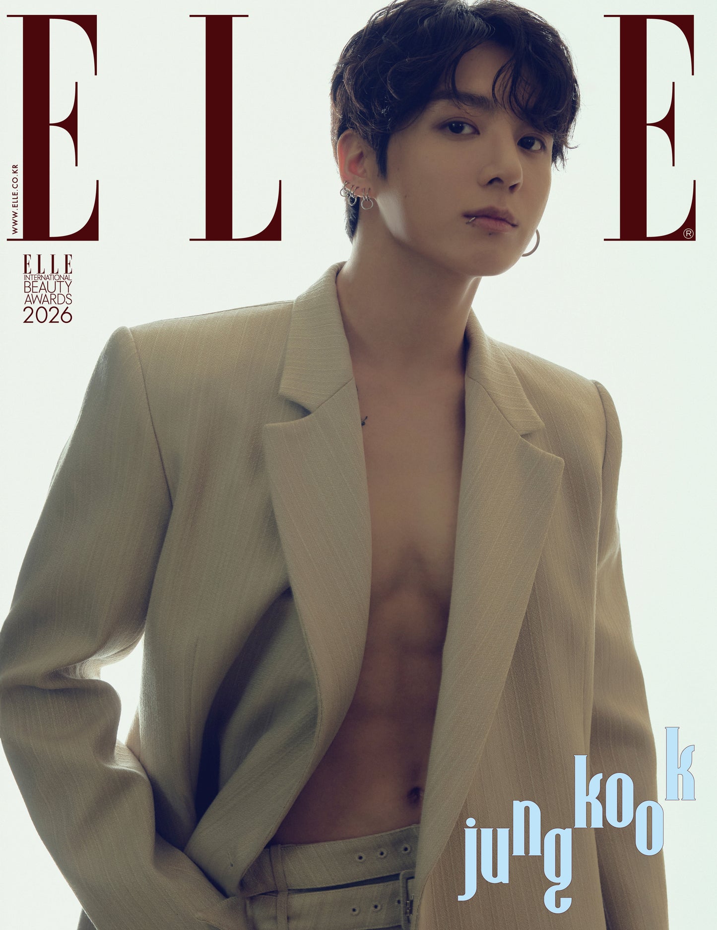 [Pre-Order] BTS JUNG KOOK - ELLE MAGAZINE 2026 JANUARY ISSUE