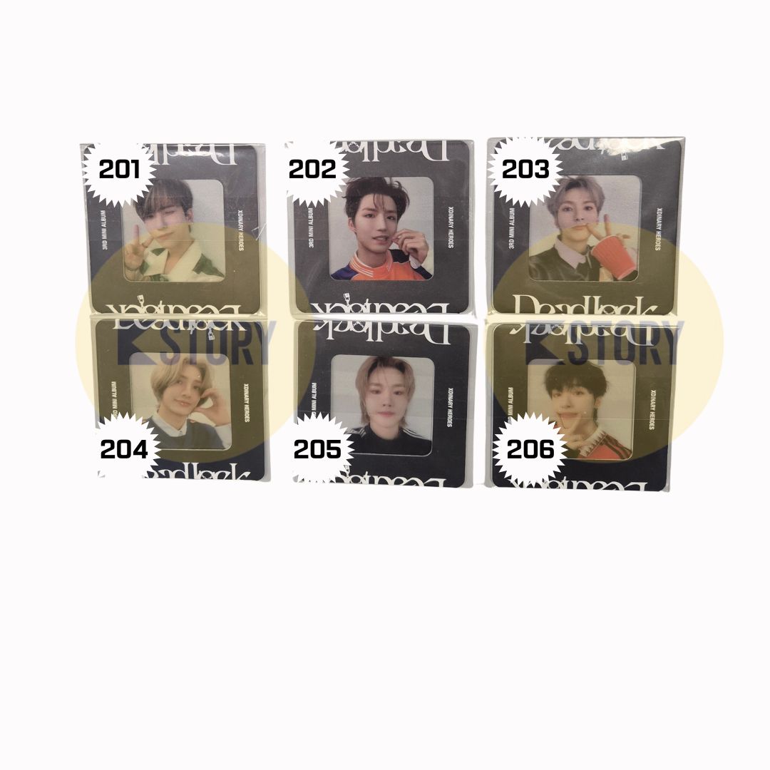[Photocard 187-200] [201~206] XDINARY HEROES - DEADLOCK 3RD MINI ALBUM JYP POB