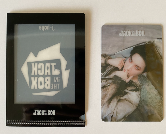BTS J-HOPE Jack in the Box Official PVC PHOTO CARD + L-HOLDER