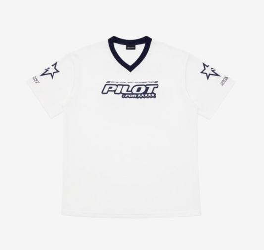 STRAY KIDS - 3RD FAN MEETING PILOT FOR 5 STAR OFFICIAL MD - T-SHIRT WHITE