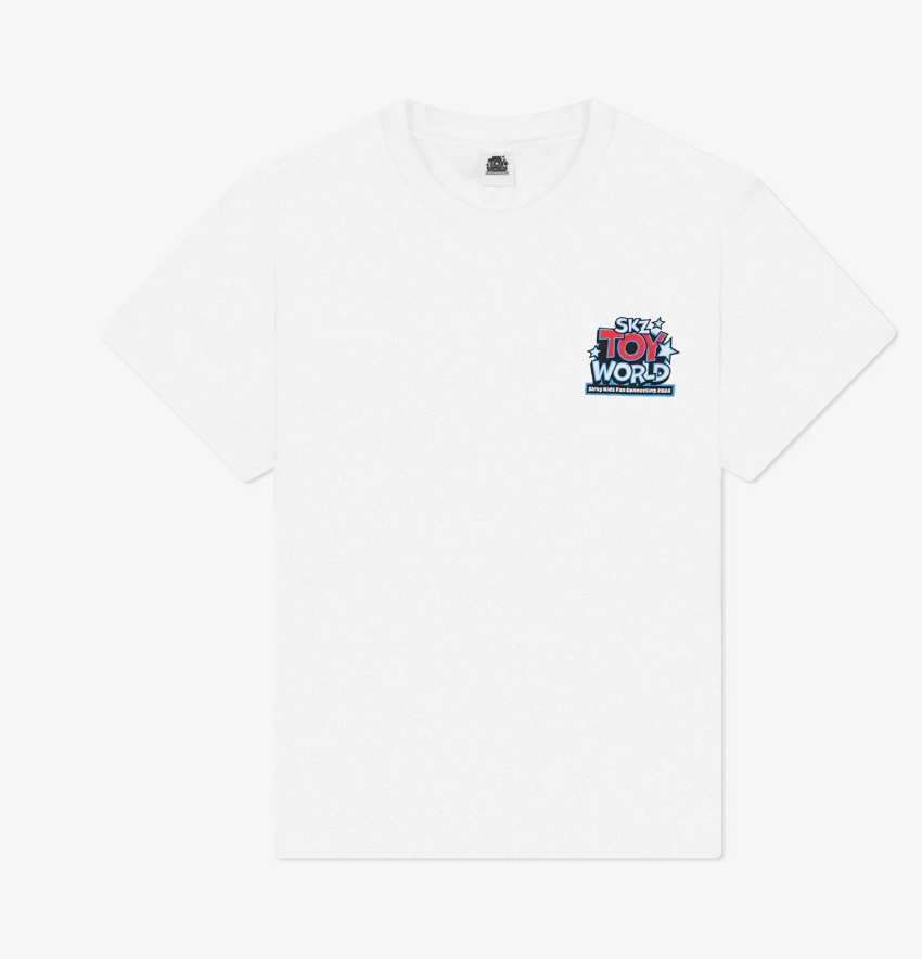 Stray Kids T-SHIRT / WHITE 『Fan Connecting 2024 "SKZ TOY WORLD"』