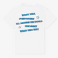 Stray Kids T-SHIRT / WHITE 『Fan Connecting 2024 "SKZ TOY WORLD"』