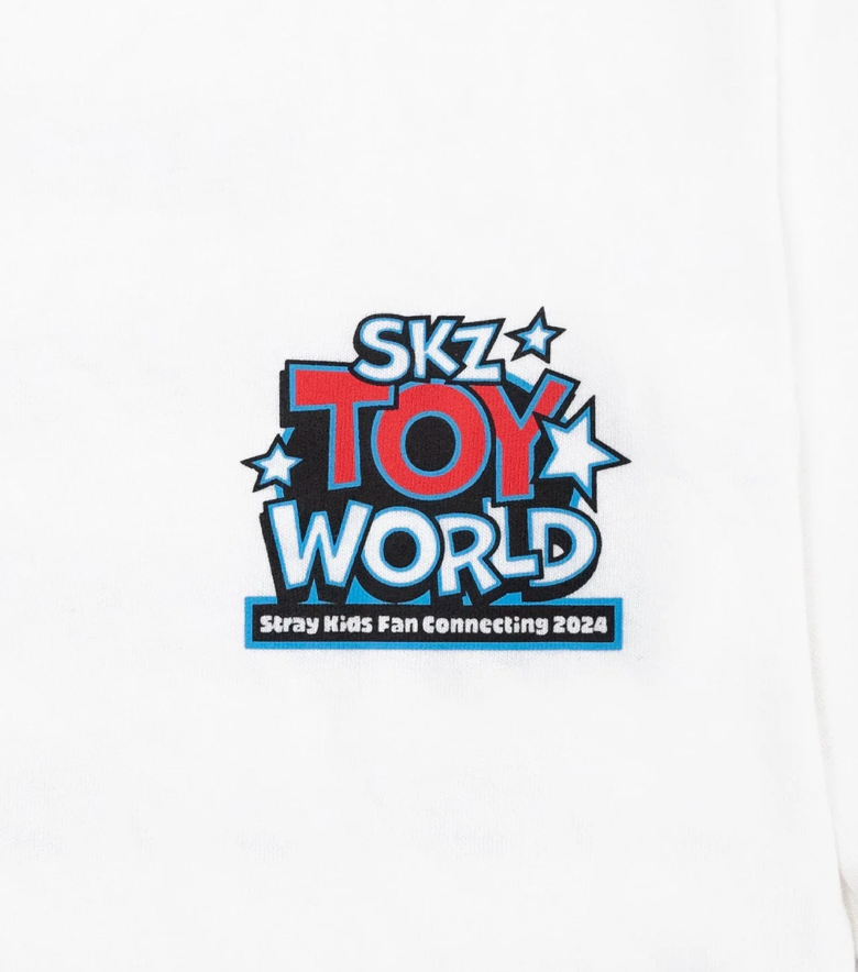 Stray Kids T-SHIRT / WHITE 『Fan Connecting 2024 "SKZ TOY WORLD"』