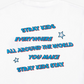 Stray Kids T-SHIRT / WHITE 『Fan Connecting 2024 "SKZ TOY WORLD"』