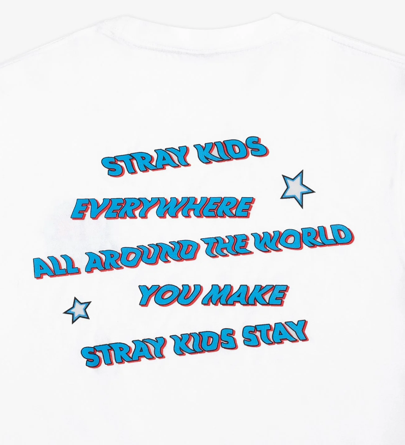 Stray Kids T-SHIRT / WHITE 『Fan Connecting 2024 "SKZ TOY WORLD"』