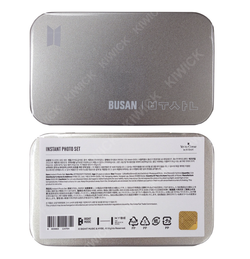 BTS Yet To Come In Busan Mini Instant Photocard SET