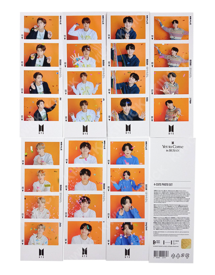 BTS Yet To Come In Busan Mini Instant 4-Cut Photo SET