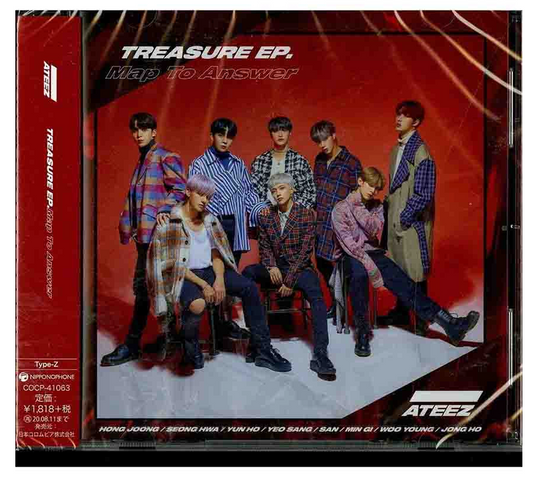 ATEEZ - JAPAN TREASURE EP. MAP TO ANSWER (Type Z. CD)