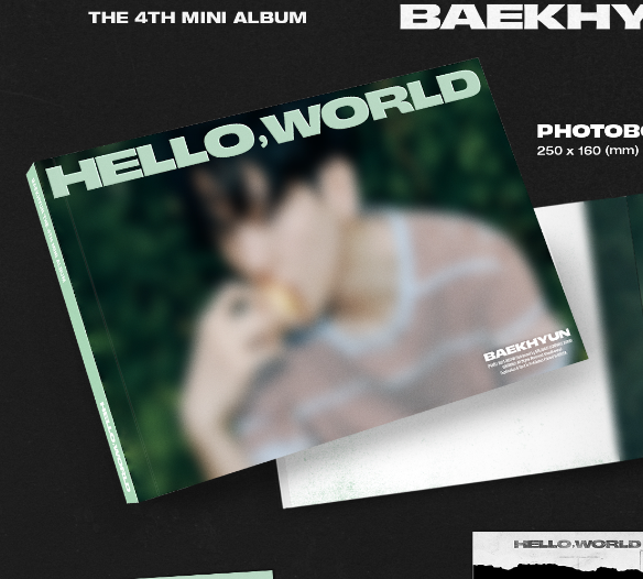 BAEKHYUN - HELLO, WORLD 4TH MINI ALBUM PHOTOBOOK