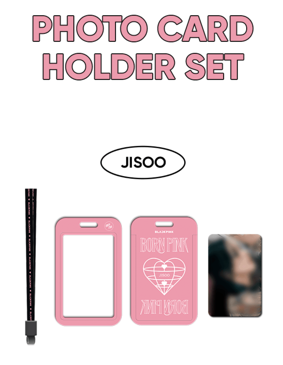 [BPTOUR] BLACKPINK PHOTO CARD HOLDER SET