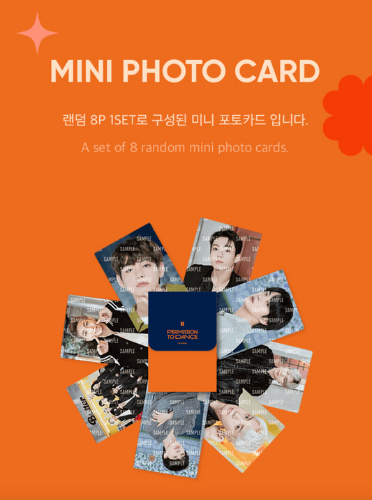 Permission to Dance Mini Photocard (Random 8P)