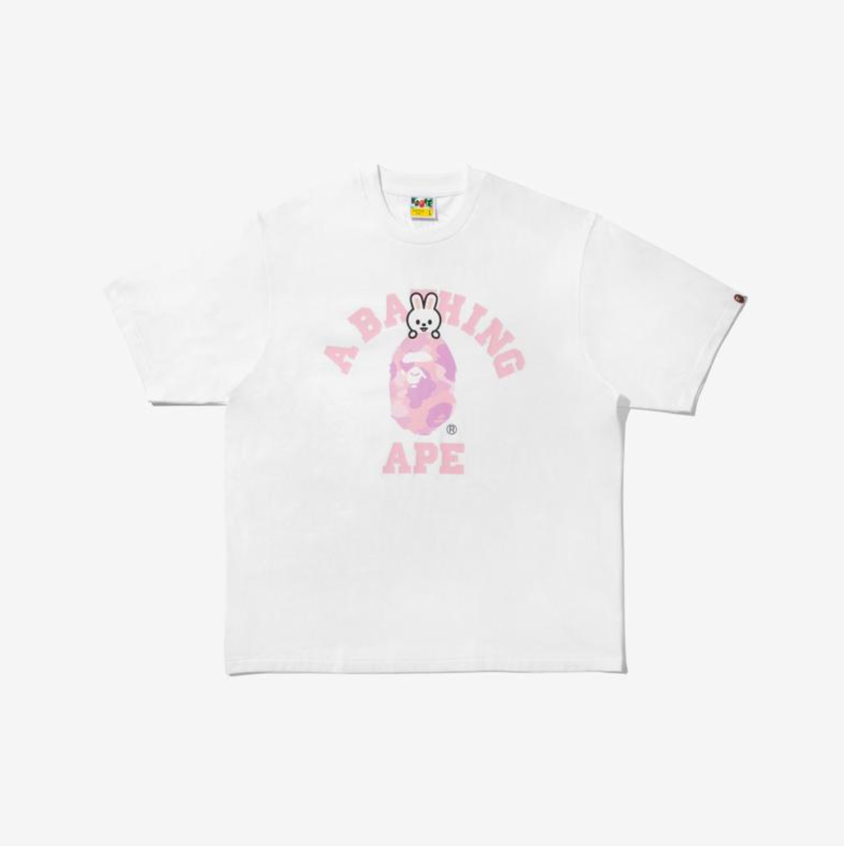 [Pre-Order] STRAY KIDS - BAPE X STRAY KIDS COLLABORATION OFFICIAL MD COLLEGE TEE M