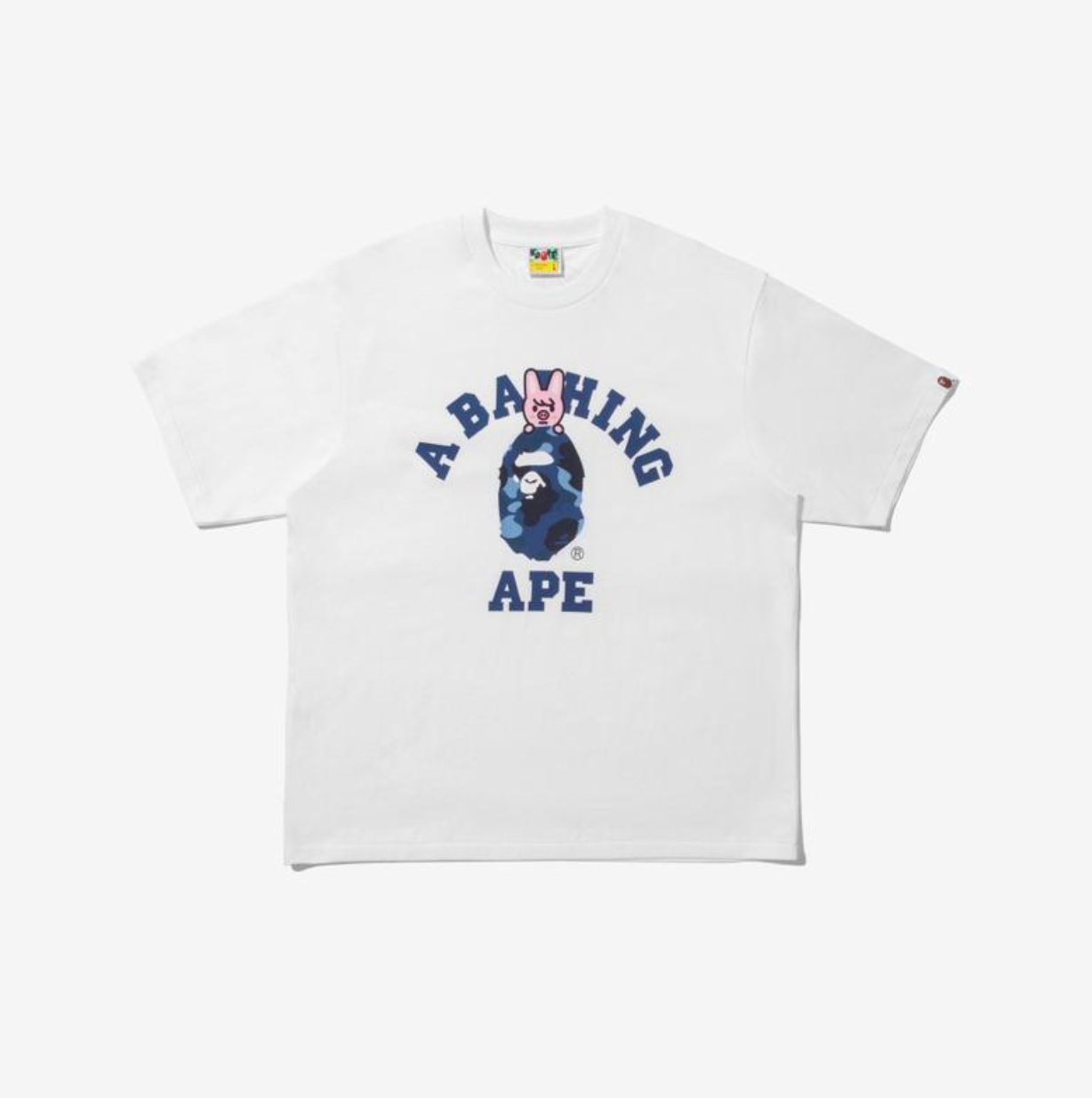 [Pre-Order] STRAY KIDS - BAPE X STRAY KIDS COLLABORATION OFFICIAL MD COLLEGE TEE M